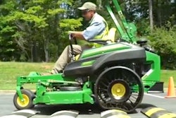 Michelin’s first expansion of the Tweel outside of construction is John Deere commercial lawnmowers.