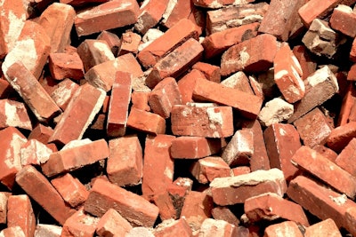 Pile of bricks