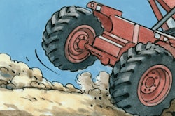 telehandler overturning