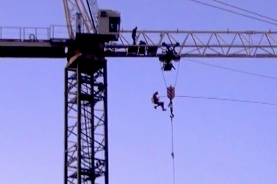 Wisconsin crane bungee jump