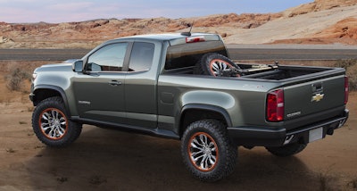 Chevrolet Colorado ZR2 Concept, featuring the 2.8L Duramax Turbo Diesel. Taking off-roading to the next level.
