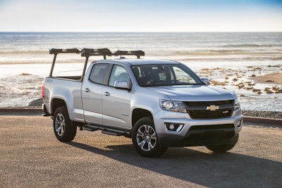 Laser scanners are used during assembly of Colorado/Canyon pickups to ensure body fit tolerances deliver “perfect bodies.”