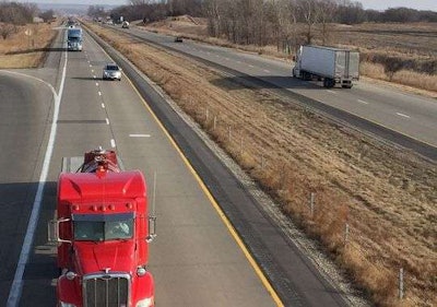 Interstate Highway 80 near Mitchellville. | Photo: William Petroski/The Register.
