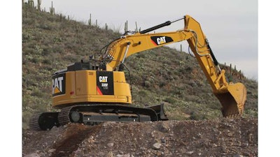 Caterpillar 335F compact radius excavator