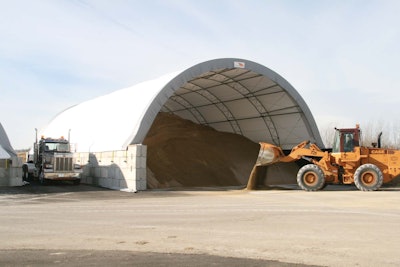 ClearSpan Fabric Structures has added three different length options to its HD Building solutions. The buildings are available in both gable- and round-style designs and can be mounted as a freestanding structure or affixed to other foundations, such as ponywalls or containers.