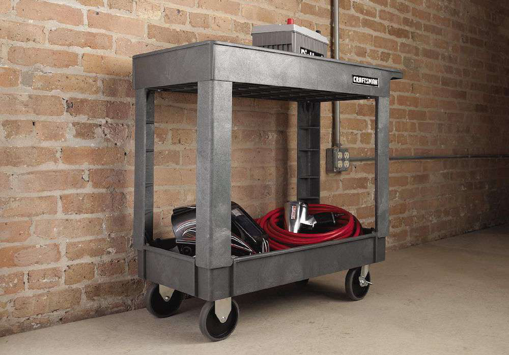 Craftsman heavy duty plastic utility cart mechanics