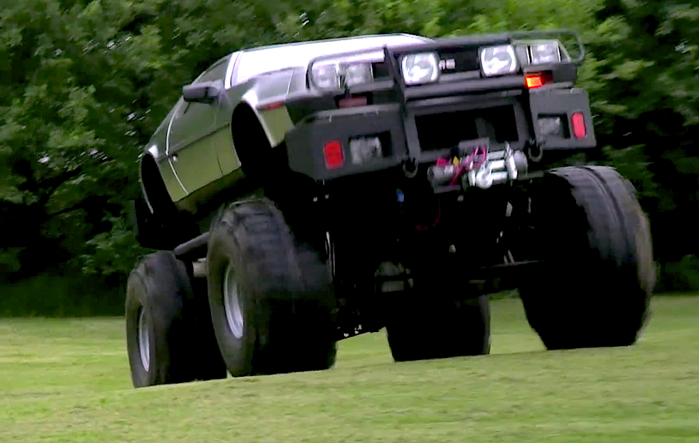DeLorean Monster truck conversion K5 Blazer