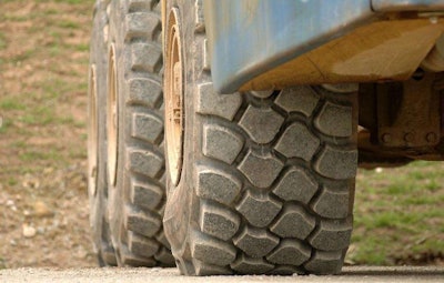 Michelin Earthmover’s X-Super Terrain articulated dump truck tires are said to improve service capabilities. The tire size range includes 23.5R5. Uptime will be optimized through the use of C2 technology, which has robust casings with less shoulder mass that leads to longer tread life