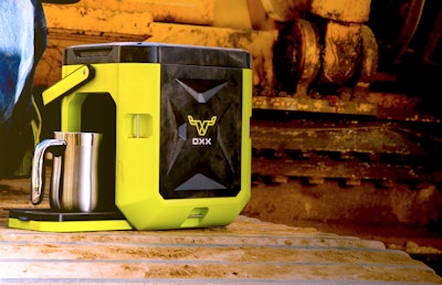 9th Day of Construction Gifts: The Oxx Coffeeboxx is a rugged K-Cup brewer  designed for the jobsite