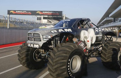 Raminator fastest monster truck speed Guinness World Record