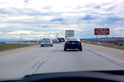 Tapping the brakes on the fastest road in Texas.