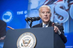 Joe Biden speaks at the U.S. Conference of Mayors in Washington D.C. Credit: Kevin Wolf/AP