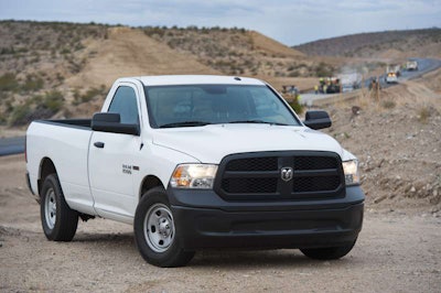 The Ram 1500 EcoDiesel sips fuel, gettig 28 mpg highway.