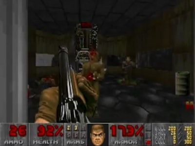 Doom, released in 1994, pioneered the explosion of 3D first-person shooter video games like the “Call of Duty” series.