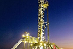 A ConocoPhillips oil drilling rig in the Eagle Ford Shale.