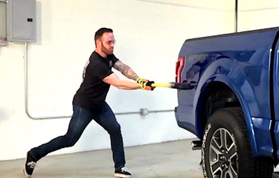 Edmunds Ford F-150 sledgehammer test