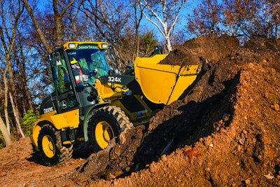 John Deere 324K compact wheel loader