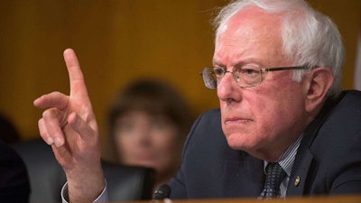 Independent Vermont Senator Bernie Sanders