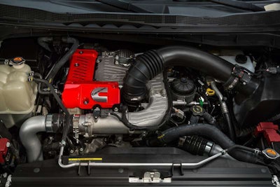 310hp Cummins V-8 diesel is the most powerful offered in a 1/2-ton pickup.