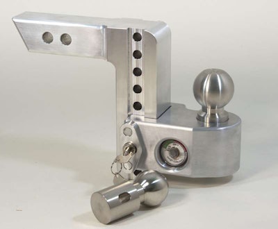 Weigh-Safe Hitch shows tongue weight right on the hitch ball mount for accurate reading.