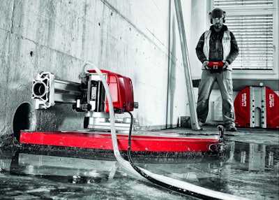 DST 10-CA Cut Assist technology uses electronics to adjust the speed of the tool and remote control to free up the operator to do other things.