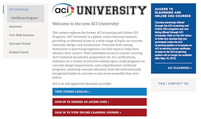 ACI University