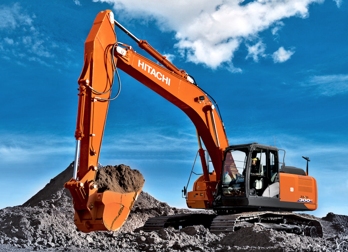 Hitachi's new ZX300LC-6 excavator ups horsepower 32
