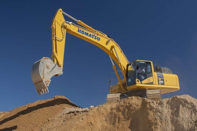 Komatsu launched the PC390LC-11 in February.