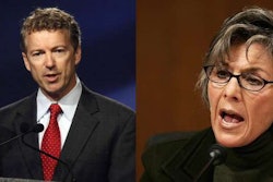 Republican Sen. Rand Paul and Democratic Sen. Barbara Boxer.
