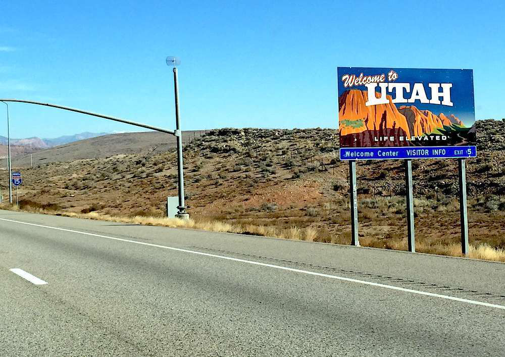 Utah Welcome highway