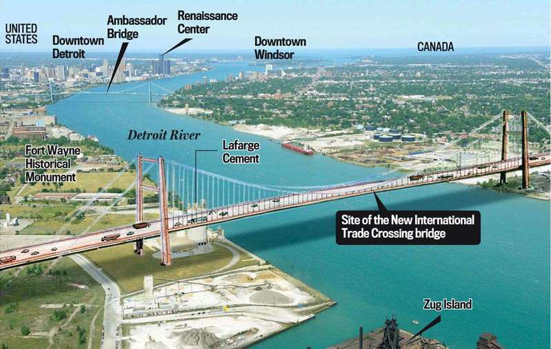 Detroit Ontario bridge