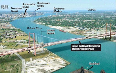Detroit Ontario bridge