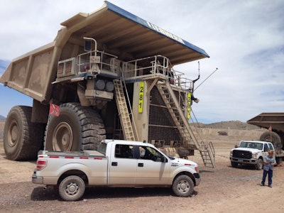 Barrick drove previous generation F-150s outfitted with an aluminum box as part of Ford’s testing and development for the 2015 F-150.