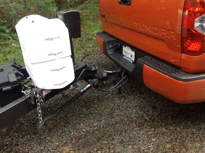 Tundra’s handle 5K-plus trailer excellent when equipped with a weight-distrubuting hitch per Toyota towing requirements.