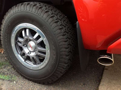BFGs and dual-exhaust system are trademarks of the 2015 TRDPRO edition Tundra.