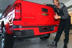 New England Patriot’s cornerback Malcom Butler wins keys to 2015 Chevy Colorado.