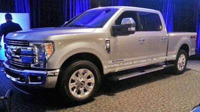 2017 Ford F-250 Super Duty leak