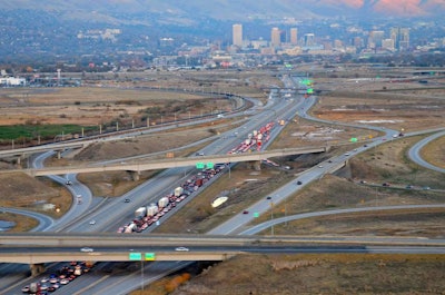 Lincoln Highway approaching Salt Lake City.