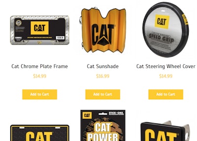 Caterpillar auto accessories