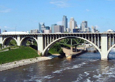 The Cedar Avenue Bridge in Minneapolis.