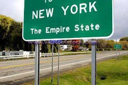 New York Welcome Sign