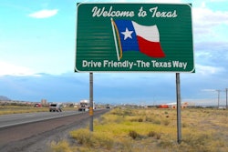 Texas Welcome Sign