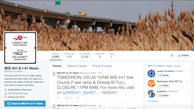 The WIS441I41News Twitter page.
