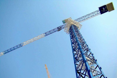 Crane looking up