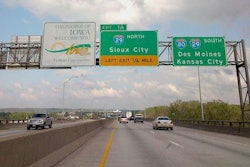 Interstate 80 coming into Iowa. Credit: Flickr user Nathan Bush