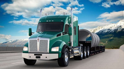 Kenworth T880 hauling