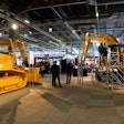 Komatsu’s intelligent D65PXi-18 dozer and PC210LCi-10 excavator took center stage in the company’s Intermat booth.
