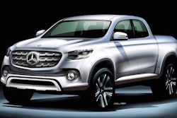 A concept drawing of the truck from Mercedes-Benz.