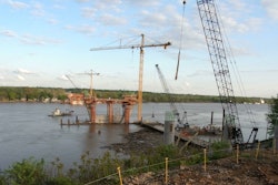 Progress on the East End project as of April 20.