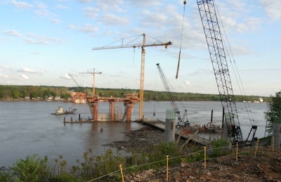 Progress on the East End project as of April 20.